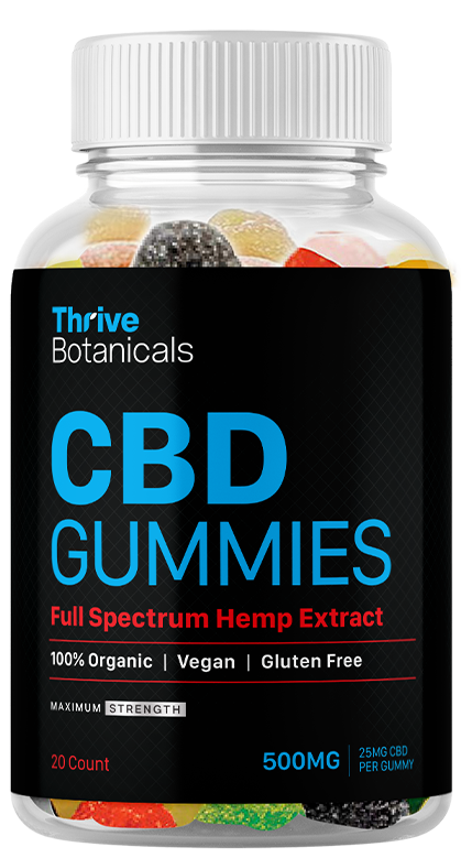 Thrive Botanicals CBD Gummies Bottle
